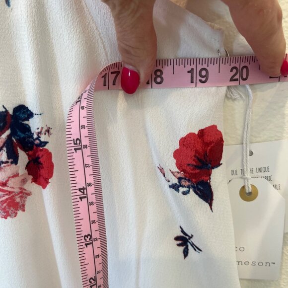 NWT Coco & Jaimeson Sleeveless Floral Dress Knee Length Spring Summer Sz Small - Picture 9 of 13